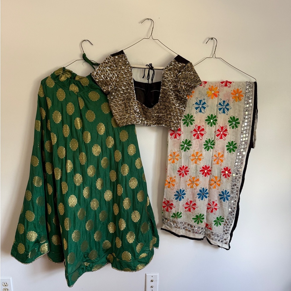 Colorful Navratri Garba Lehenga Choli